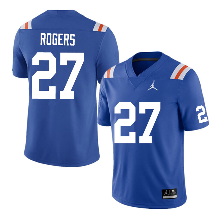 Men #27 Jahari Rogers Florida Gators College Football Jerseys Sale-Throwback - Click Image to Close